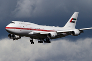 United Arab Emirates Government (Abu Dhabi) Boeing 747-48E (A6-UAE) at  Hamburg - Fuhlsbuettel (Helmut Schmidt), Germany