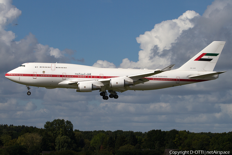 United Arab Emirates Government (Abu Dhabi) Boeing 747-48E (A6-UAE) | Photo 515809