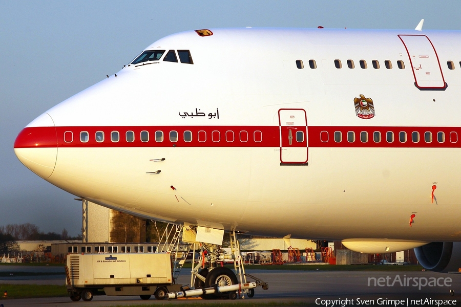 United Arab Emirates Government (Abu Dhabi) Boeing 747-4F6 (A6-YAS) | Photo 11359