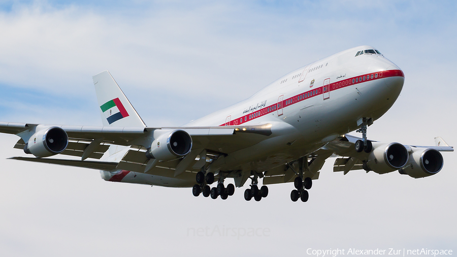 United Arab Emirates Government (Abu Dhabi) Boeing 747-4F6 (A6-YAS) | Photo 136510