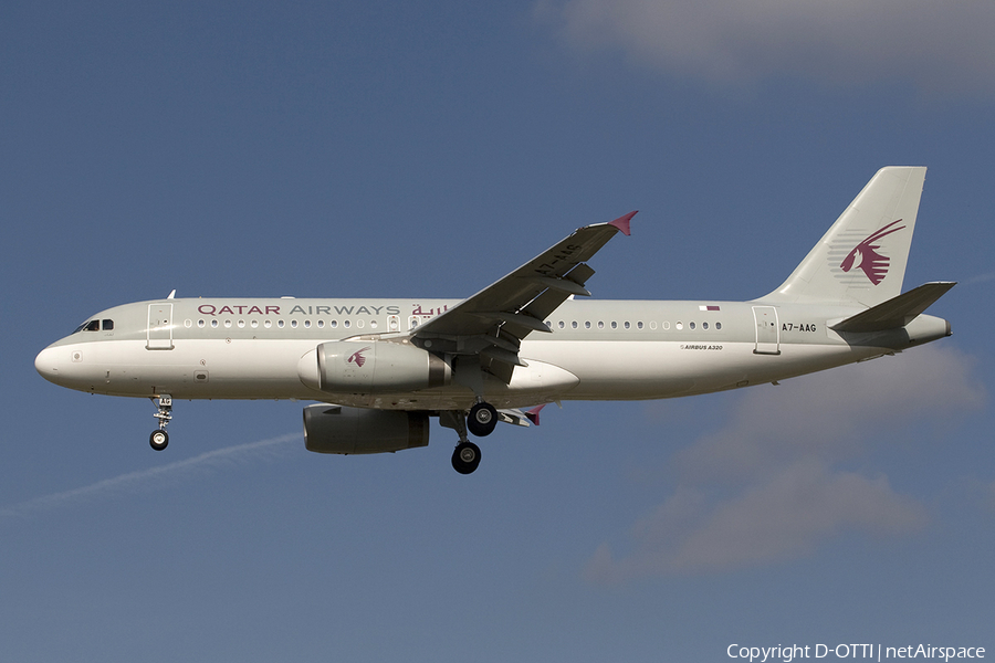 Qatar Airways Airbus A320-232 (A7-AAG) | Photo 278145
