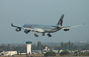 Qatar Amiri Flight Airbus A340-313X (A7-AAH) at  Almaty - International, Kazakhstan