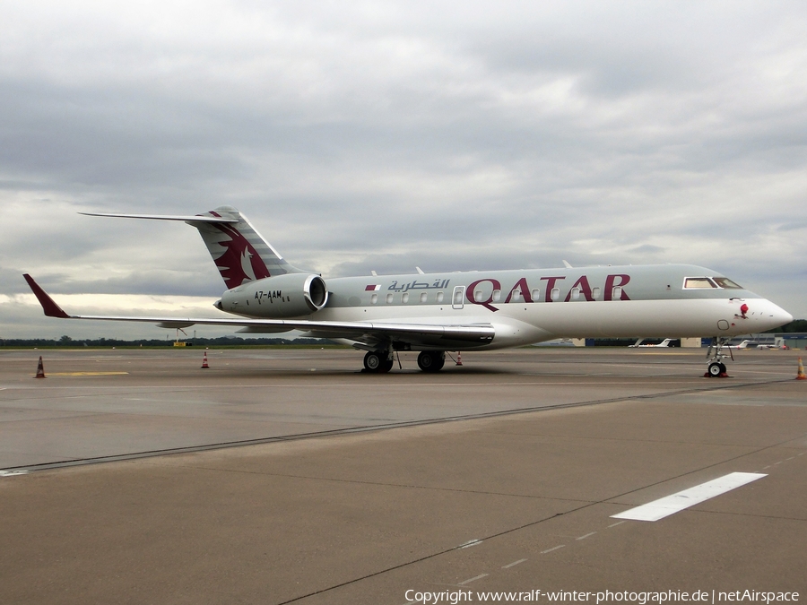 Qatar Amiri Flight Bombardier BD-700-1A10 Global Express (A7-AAM) | Photo 379069