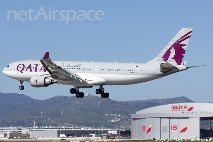 Qatar Airways Airbus A330-202 (A7-ACG) | Photo 156792