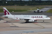 Qatar Airways Airbus A320-232 (A7-ADE) at  Hamburg - Fuhlsbuettel (Helmut Schmidt), Germany