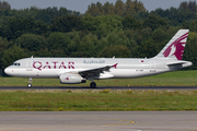 Qatar Airways Airbus A320-232 (A7-ADF) at  Hamburg - Fuhlsbuettel (Helmut Schmidt), Germany