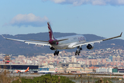 Qatar Airways Airbus A330-302 (A7-AEA) at  Barcelona - El Prat, Spain