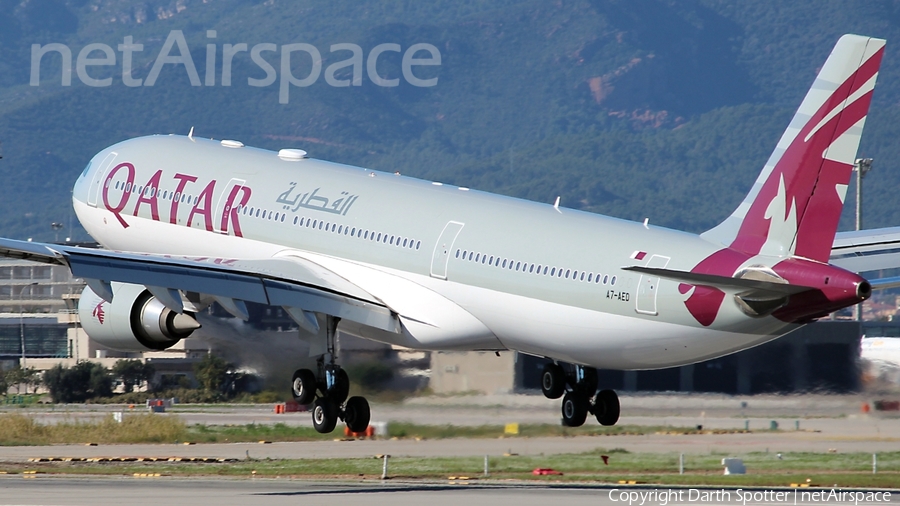 Qatar Airways Airbus A330-302 (A7-AED) | Photo 143225