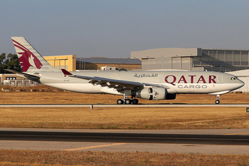Qatar Airways Cargo Airbus A330-243F (A7-AFJ) at  Luqa - Malta International, Malta