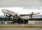 Qatar Airways Cargo Airbus A330-243F (A7-AFZ) at  Oslo - Gardermoen, Norway