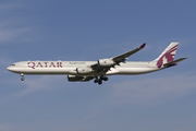 Qatar Airways Airbus A340-642 (A7-AGB) at  London - Heathrow, United Kingdom