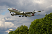 Qatar Airways Airbus A340-642 (A7-AGB) at  London - Heathrow, United Kingdom