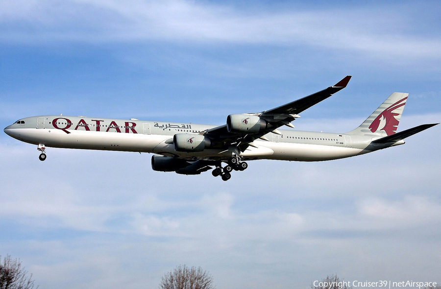 Qatar Airways Airbus A340-642 (A7-AGB) | Photo 93069