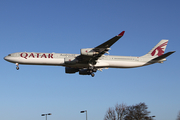 Qatar Airways Airbus A340-642 (A7-AGC) at  London - Heathrow, United Kingdom