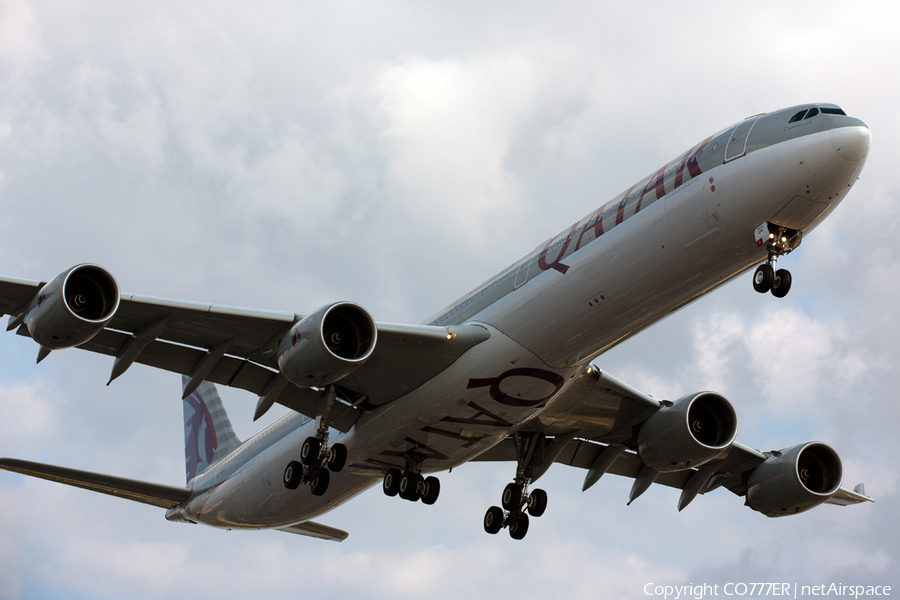 Qatar Airways Airbus A340-642 (A7-AGC) | Photo 52774