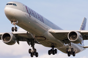 Qatar Airways Airbus A340-642 (A7-AGC) at  London - Heathrow, United Kingdom