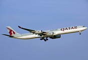 Qatar Airways Airbus A340-642 (A7-AGD) at  Bangkok - Suvarnabhumi International, Thailand