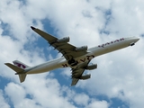 Qatar Airways Airbus A340-642 (A7-AGD) at  London - Heathrow, United Kingdom