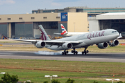 Qatar Airways Airbus A340-642 (A7-AGD) at  London - Heathrow, United Kingdom