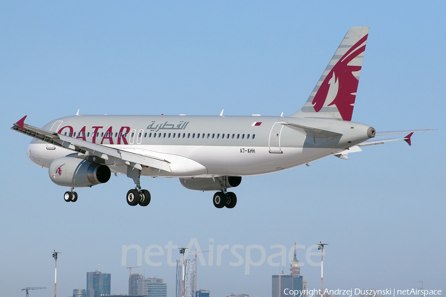 Qatar Airways Airbus A320-232 (A7-AHH) | Photo 307051