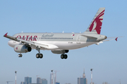 Qatar Airways Airbus A320-232 (A7-AHH) at  Warsaw - Frederic Chopin International, Poland