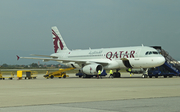 Qatar Airways Airbus A320-232 (A7-AHP) at  Zagreb, Croatia