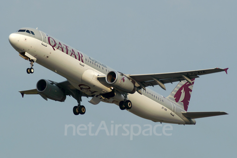 Qatar Airways Airbus A321-231 (A7-AIA) at  Budapest - Ferihegy International, Hungary