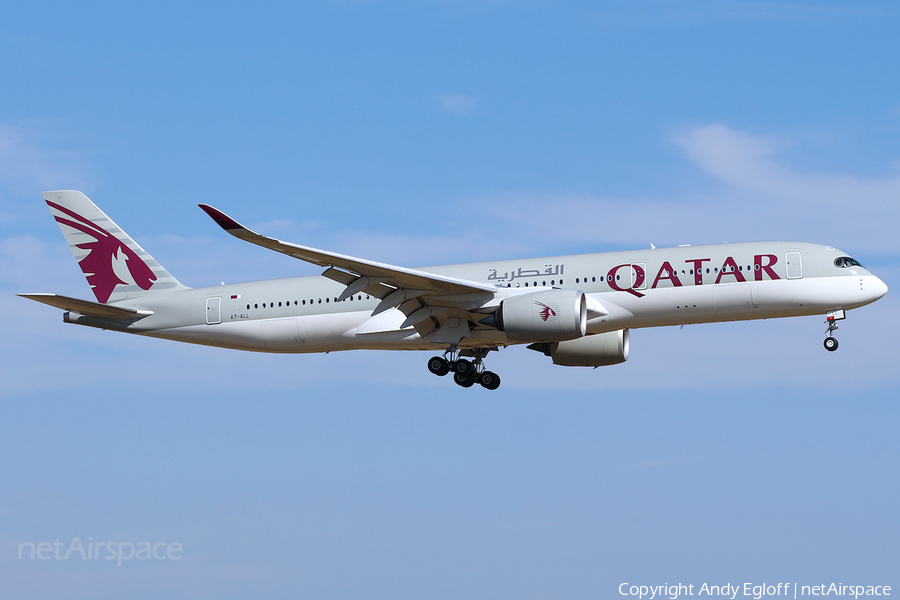 Qatar Airways Airbus A350-941 (A7-ALL) | Photo 193030