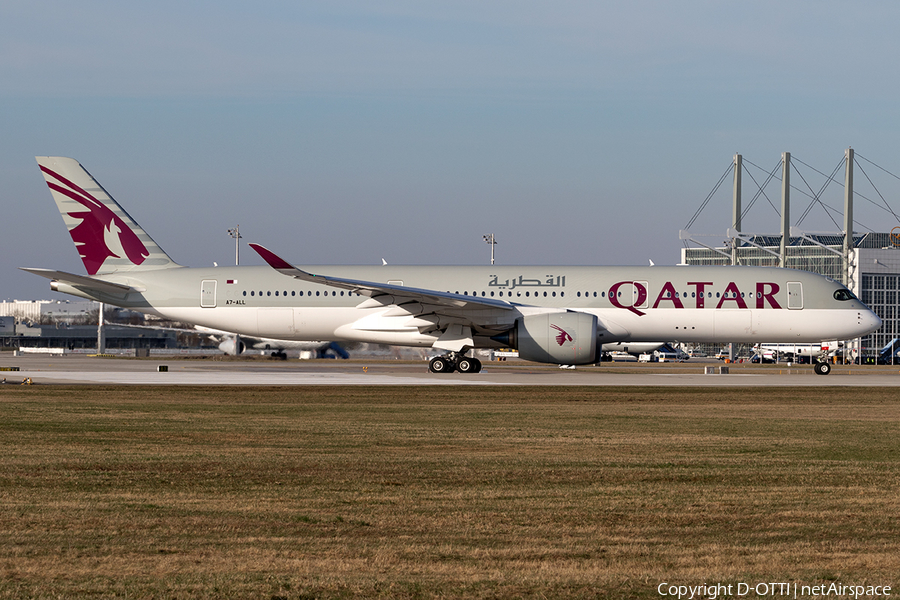 Qatar Airways Airbus A350-941 (A7-ALL) | Photo 153165