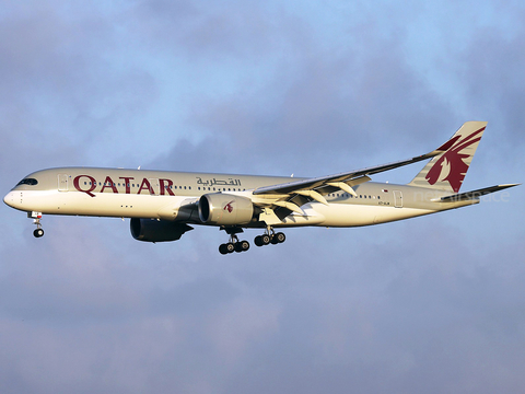 Qatar Airways Airbus A350-941 (A7-ALM) at  Rome - Fiumicino (Leonardo DaVinci), Italy