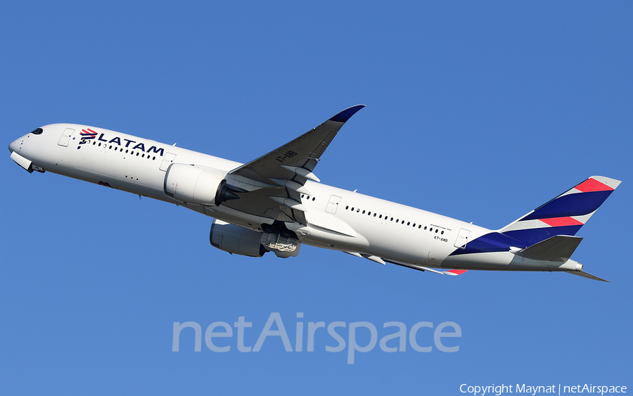 Qatar Airways (LATAM Airlines Brasil) Airbus A350-941 (A7-AMB) | Photo 284021
