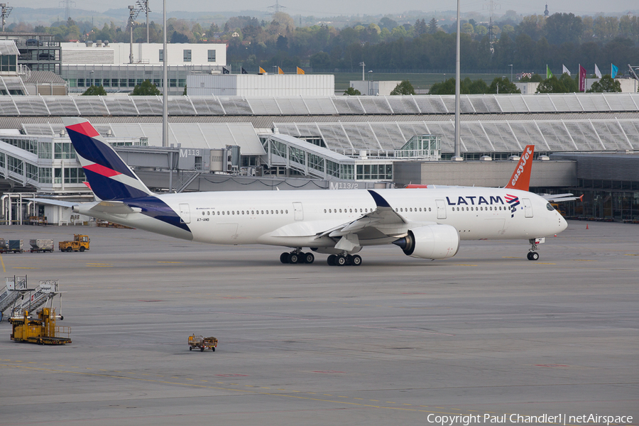 Qatar Airways (LATAM Airlines Brasil) Airbus A350-941 (A7-AMB) | Photo 160754