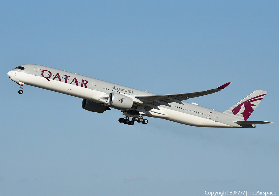 Qatar Airways Airbus A350-1041 (A7-ANB) | Photo 326991