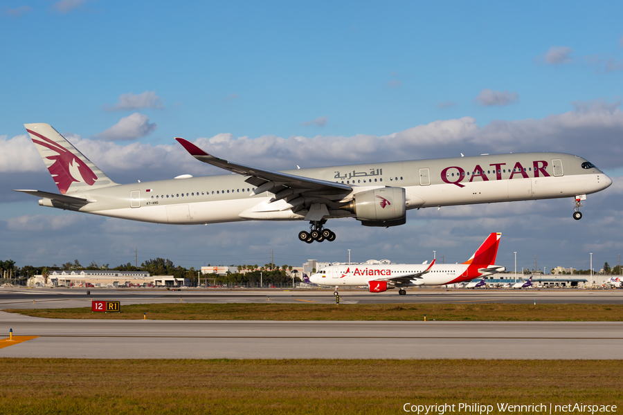 Qatar Airways Airbus A350-1041 (A7-ANG) | Photo 664644