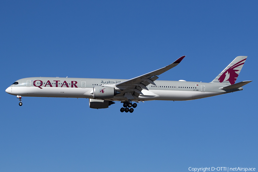 Qatar Airways Airbus A350-1041 (A7-ANN) | Photo 540055
