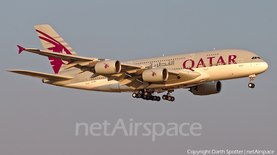 Qatar Airways Airbus A380-861 (A7-APA) | Photo 317645