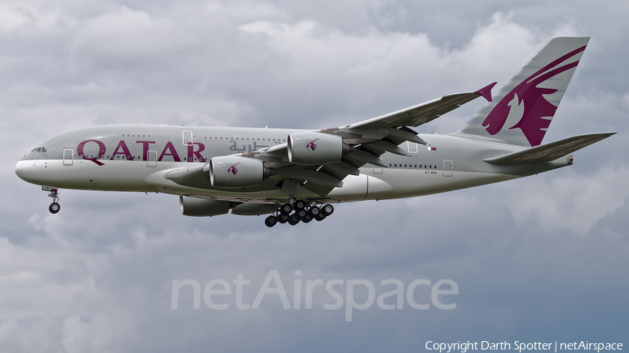 Qatar Airways Airbus A380-861 (A7-APA) | Photo 371666