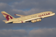 Qatar Airways Airbus A380-861 (A7-APA) at  London - Heathrow, United Kingdom
