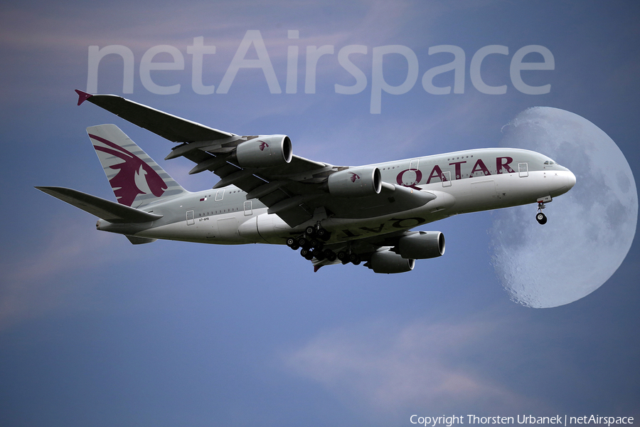 Qatar Airways Airbus A380-861 (A7-APB) | Photo 227924