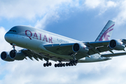 Qatar Airways Airbus A380-861 (A7-APB) at  London - Heathrow, United Kingdom