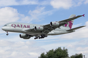 Qatar Airways Airbus A380-861 (A7-APC) at  London - Heathrow, United Kingdom