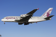 Qatar Airways Airbus A380-861 (A7-APC) at  London - Heathrow, United Kingdom