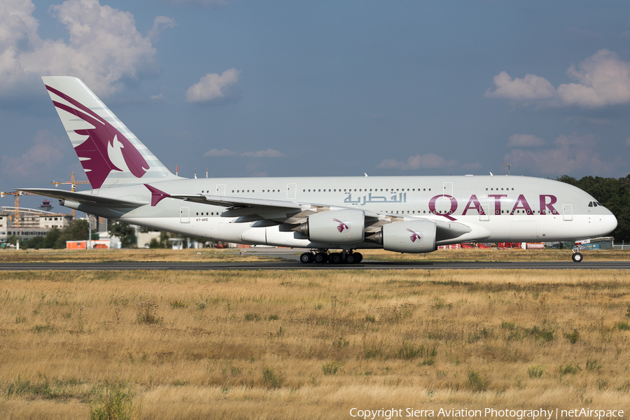 Qatar Airways Airbus A380-861 (A7-APE) | Photo 349802