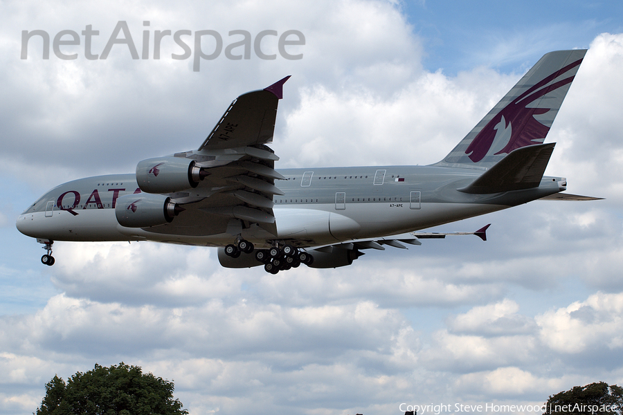 Qatar Airways Airbus A380-861 (A7-APE) | Photo 100964