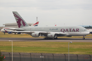 Qatar Airways Airbus A380-861 (A7-APE) at  London - Heathrow, United Kingdom