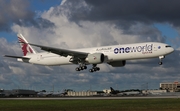 Qatar Airways Boeing 777-3DZ(ER) (A7-BAA) at  Miami - International, United States