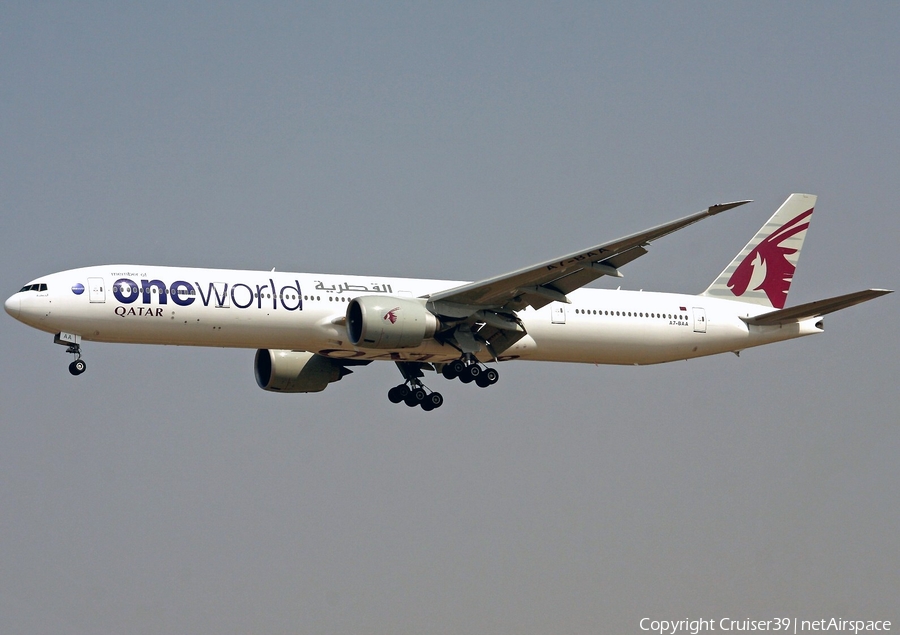 Qatar Airways Boeing 777-3DZ(ER) (A7-BAA) | Photo 60112