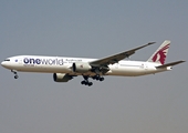 Qatar Airways Boeing 777-3DZ(ER) (A7-BAA) at  Beijing - Capital, China