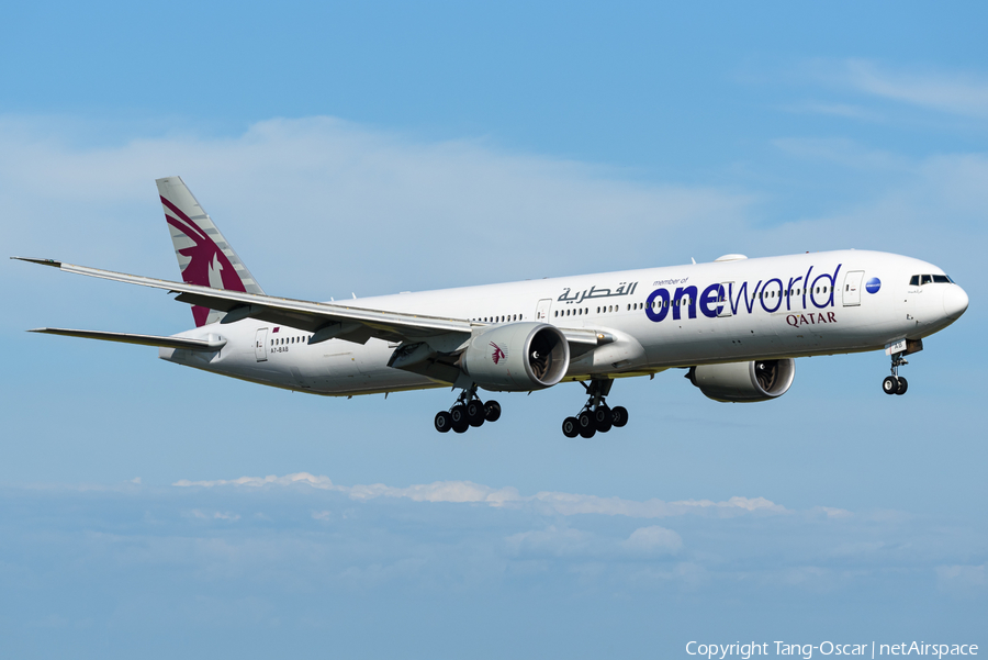 Qatar Airways Boeing 777-3DZ(ER) (A7-BAB) | Photo 424375