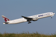 Qatar Airways Boeing 777-3DZ(ER) (A7-BAB) at  Dallas/Ft. Worth - International, United States